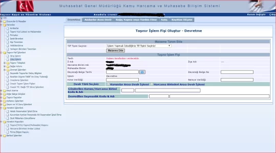 1-DEVRETMEYİ SEÇİP İŞLEM ÇEŞİDİYLE DEVAM EDİLİYOR..webp