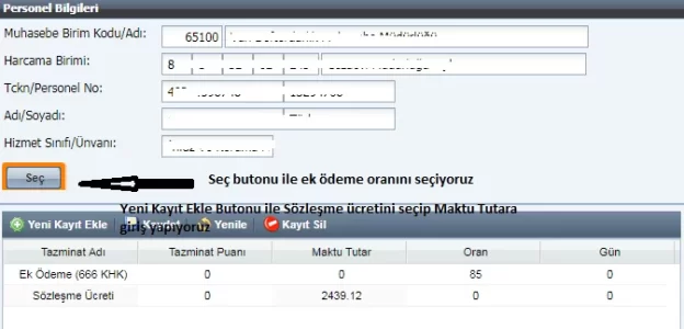 maaş unsurları giriş ekranı.webp