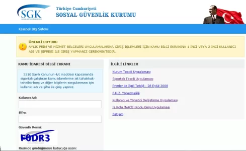 ÖRNEK 1 KESENEK BİLGİ SİSTEMİNE GİRİŞ EKRANI.webp